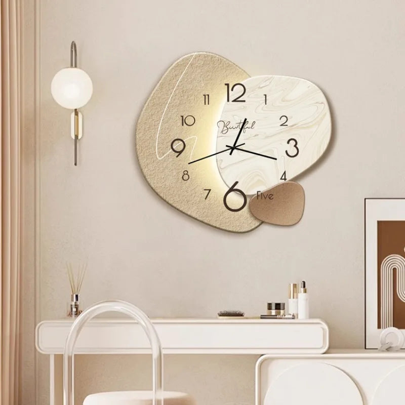 Horloge Murale Décorative Moderne LumiStyle – Parfaite pour les Espaces Élégants