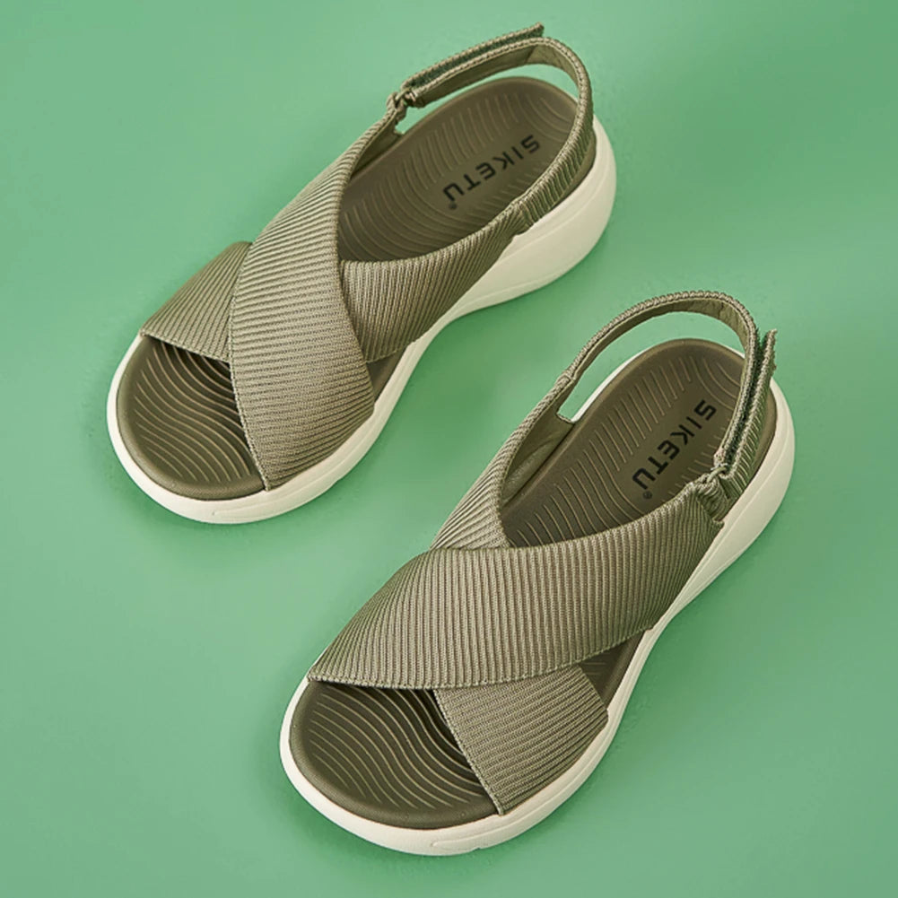 Vickie - Sandales compensées confortables pour femme