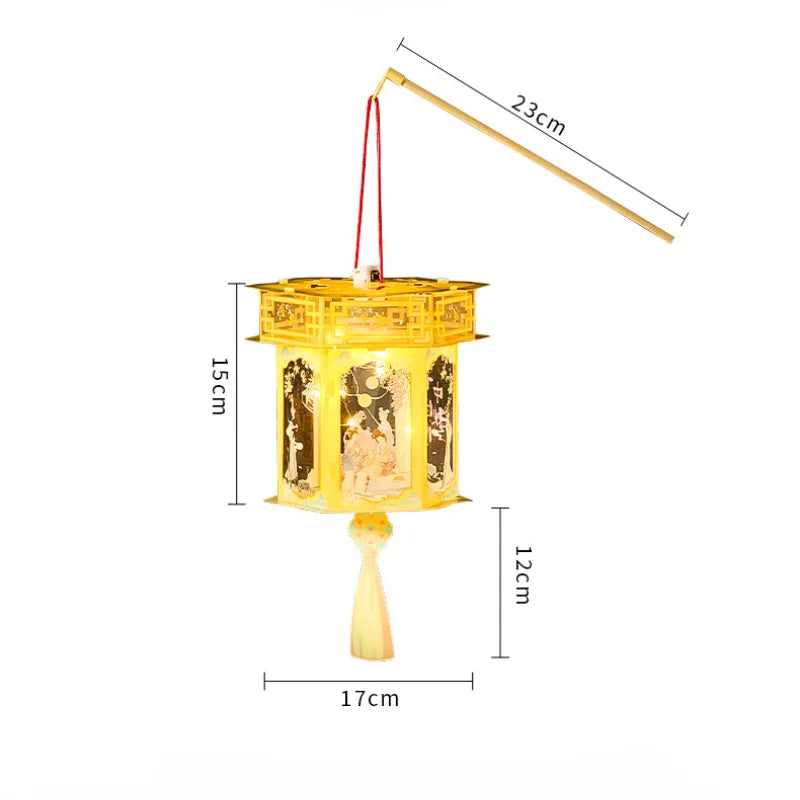 HarmoniGlow - Lanterne faite à la main pour l'éclairage traditionnel des festivals