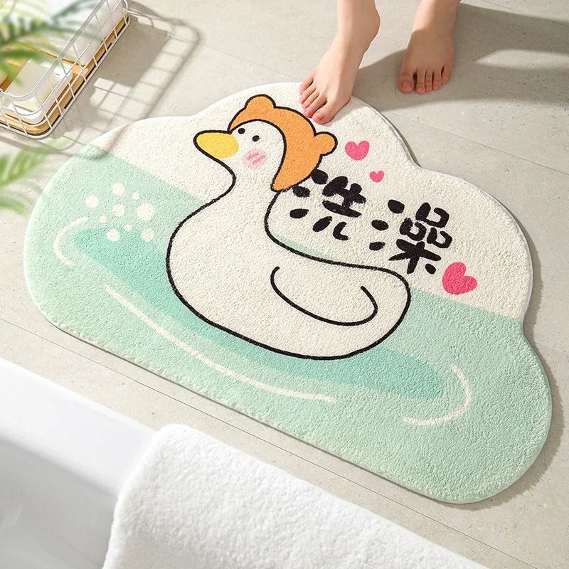 CloudPals - Tapis en forme de nuage avec des animaux de bande dessinée pour enfants