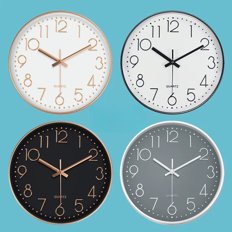 EleganceTime - Horloge murale moderne minimaliste