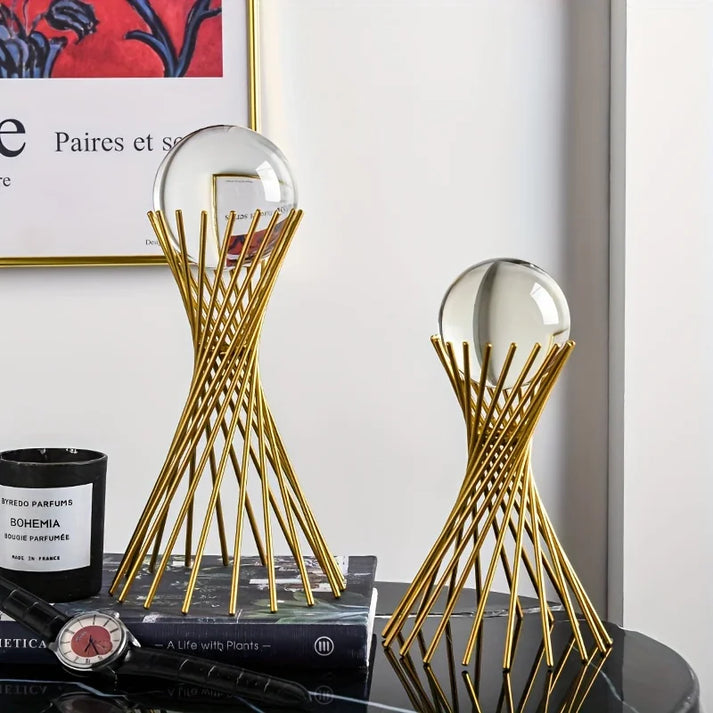 LumaSphere - collection d'accents en verre raffiné pour un intérieur moderne
