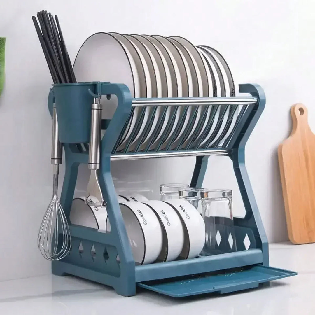 SpaceDry Égouttoir Pliable – Solution de Cuisine Intelligente et Gain de Place