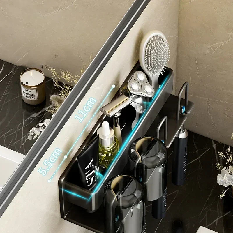 TidyTouch - Organisateur de salle de bain à fixer au mur