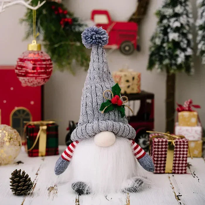 Gnome de Noël avec un charme festif