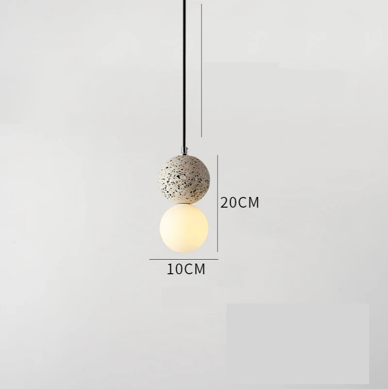 LumiOrb – Pendentif minimaliste avec écran en verre