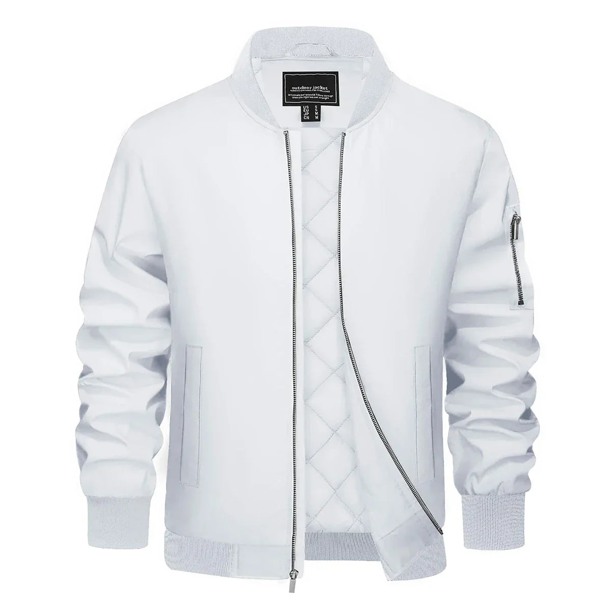 Veste bomber Elias slim avec fermeture éclair pour hommes