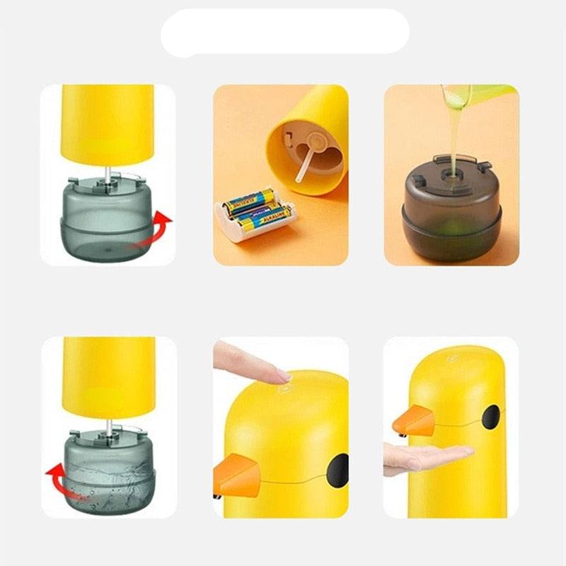 DuckFoam Sød Et Distributeur de Savon – Rechargeable et Décoratif