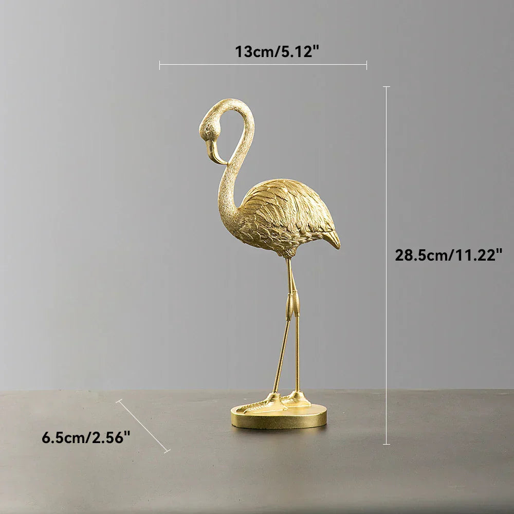 Figurine de flamant décoratif Flamora – Élégance et caractère unique pour votre maison