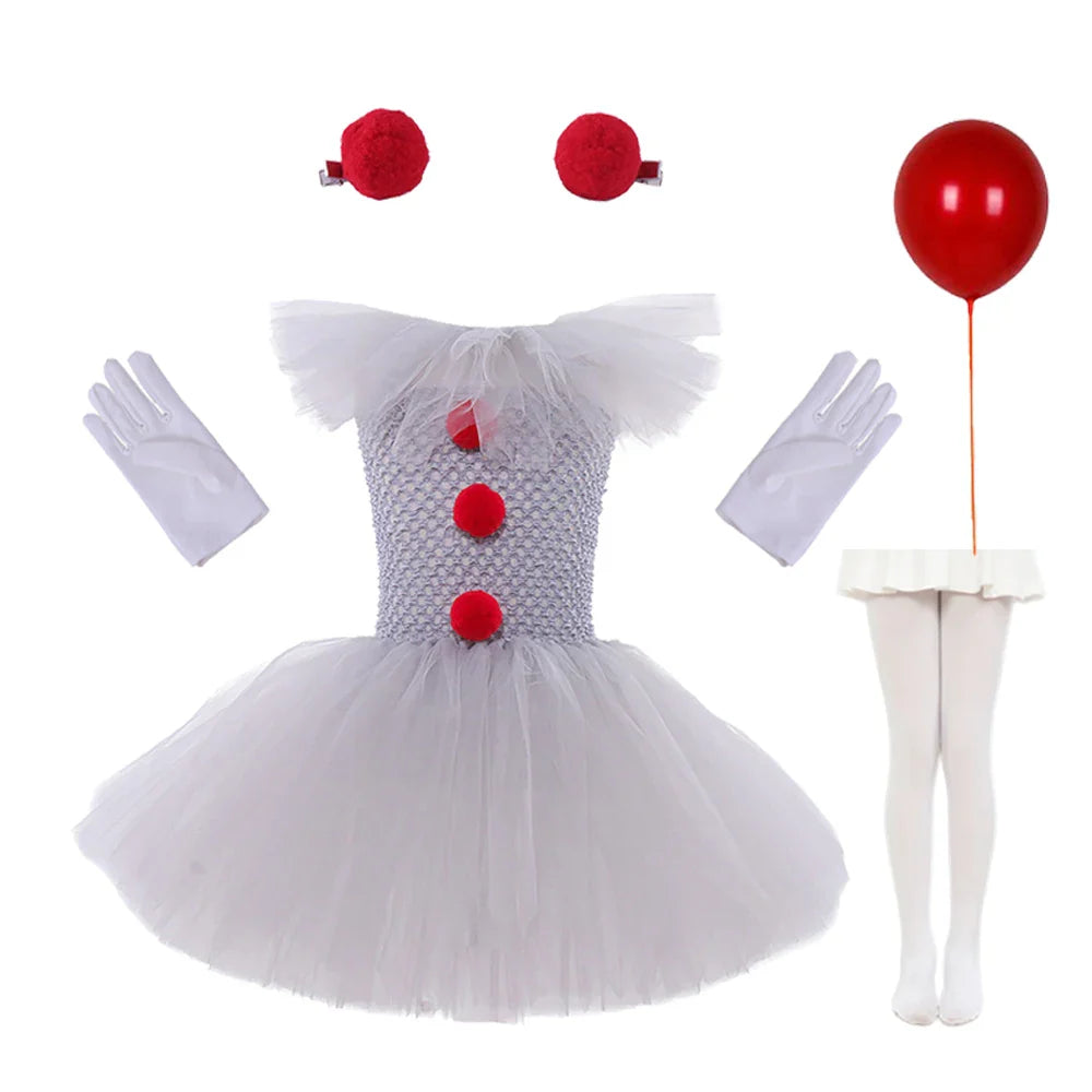 Robe Tutu de Clown Effrayant Charlotte