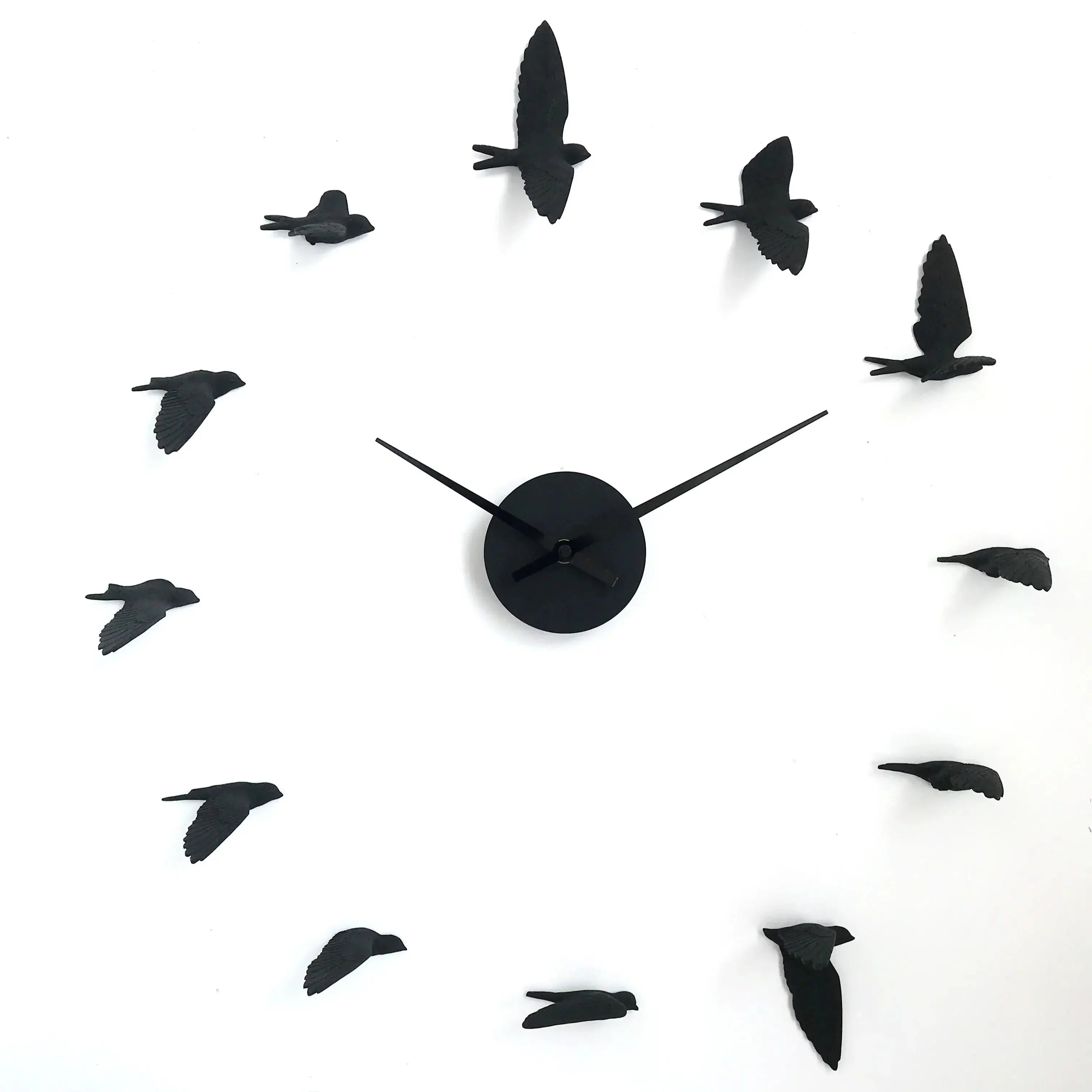 SkyFlight - Horloge artistique avec silhouette d'oiseau