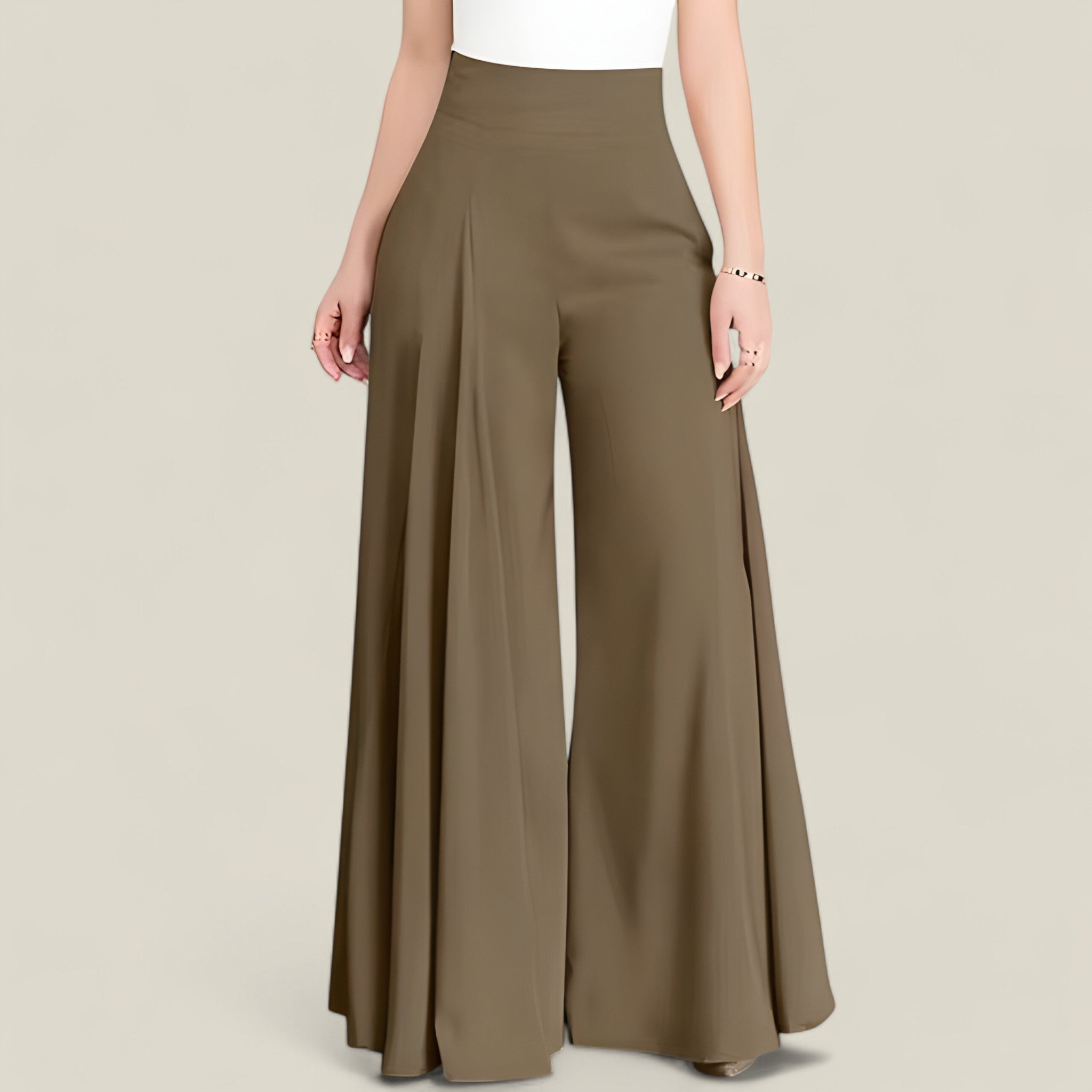 Clara - Pantalon taille haute intemporel