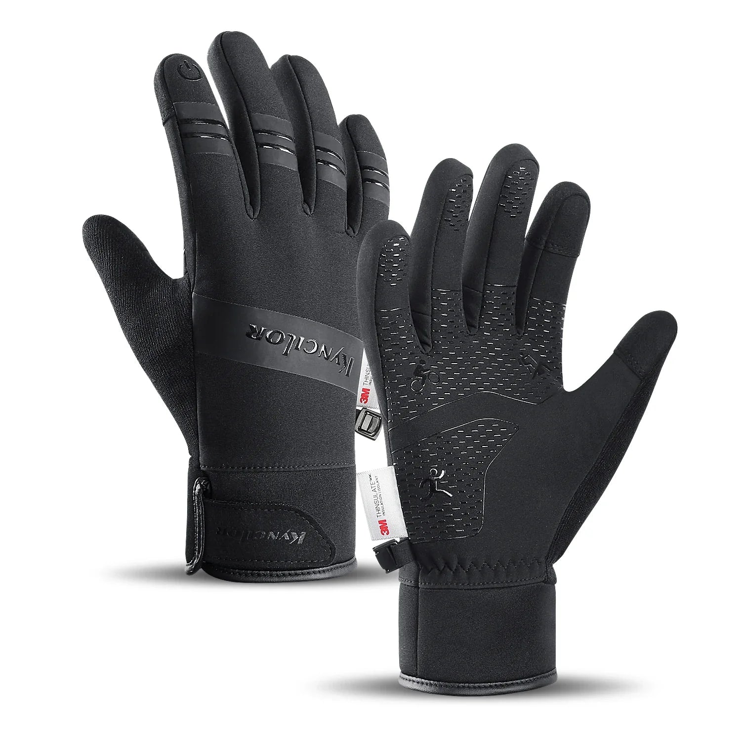 RideGrip - Gants de vélo isolés avec écran tactile