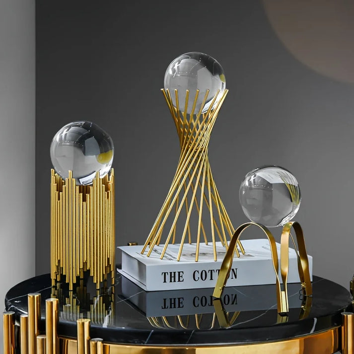 LumaSphere - collection d'accents en verre raffiné pour un intérieur moderne