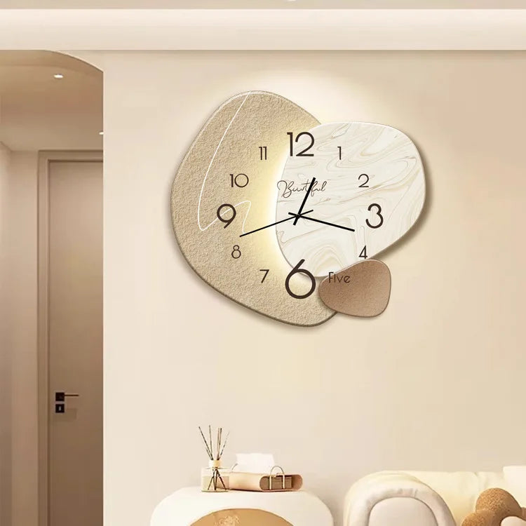Horloge Murale Décorative Moderne LumiStyle – Parfaite pour les Espaces Élégants