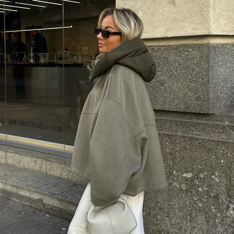 Ella - Veste à capuche chaude avec fermeture éclair