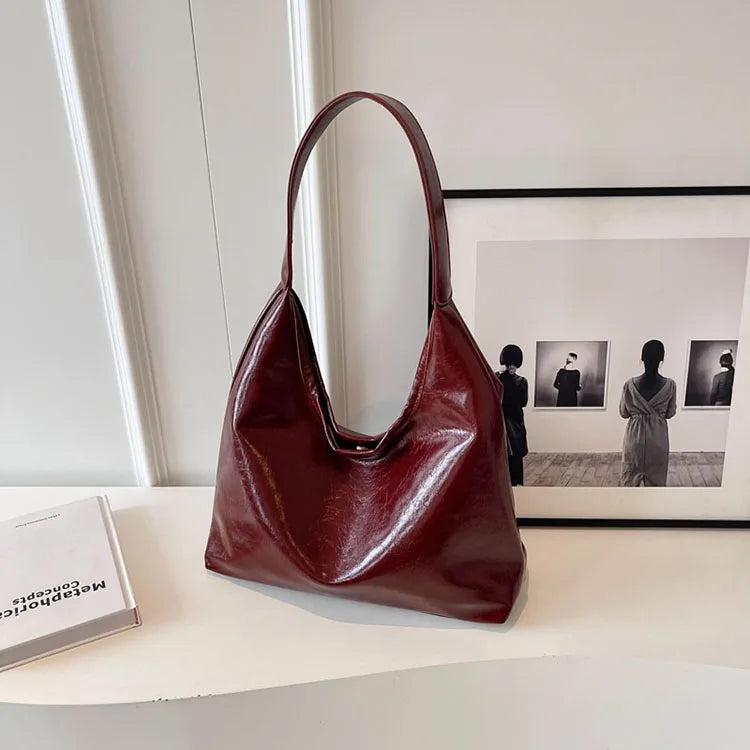 Julien - Sac rouge grande capacité pour femmes