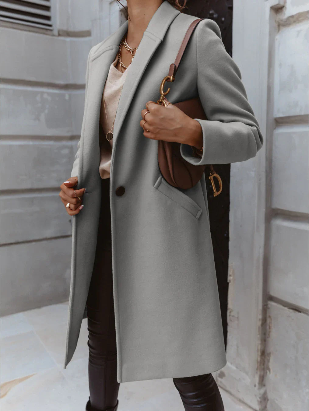 Manteau long classique Elena