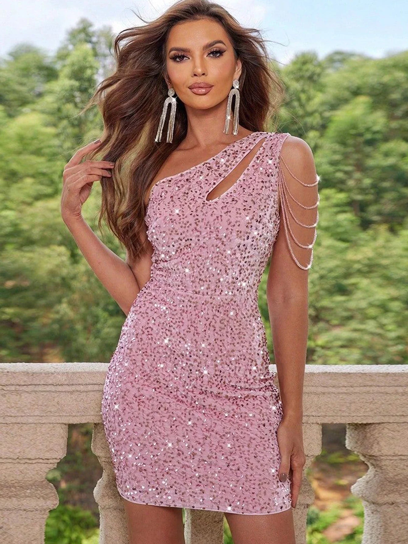 Robe en Sequins Sexy Mara