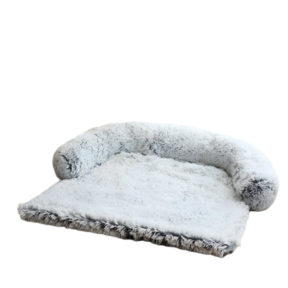 SnuggleNest - Canapé-lit en peluche pour animaux de compagnie pour un confort et une détente ultimes