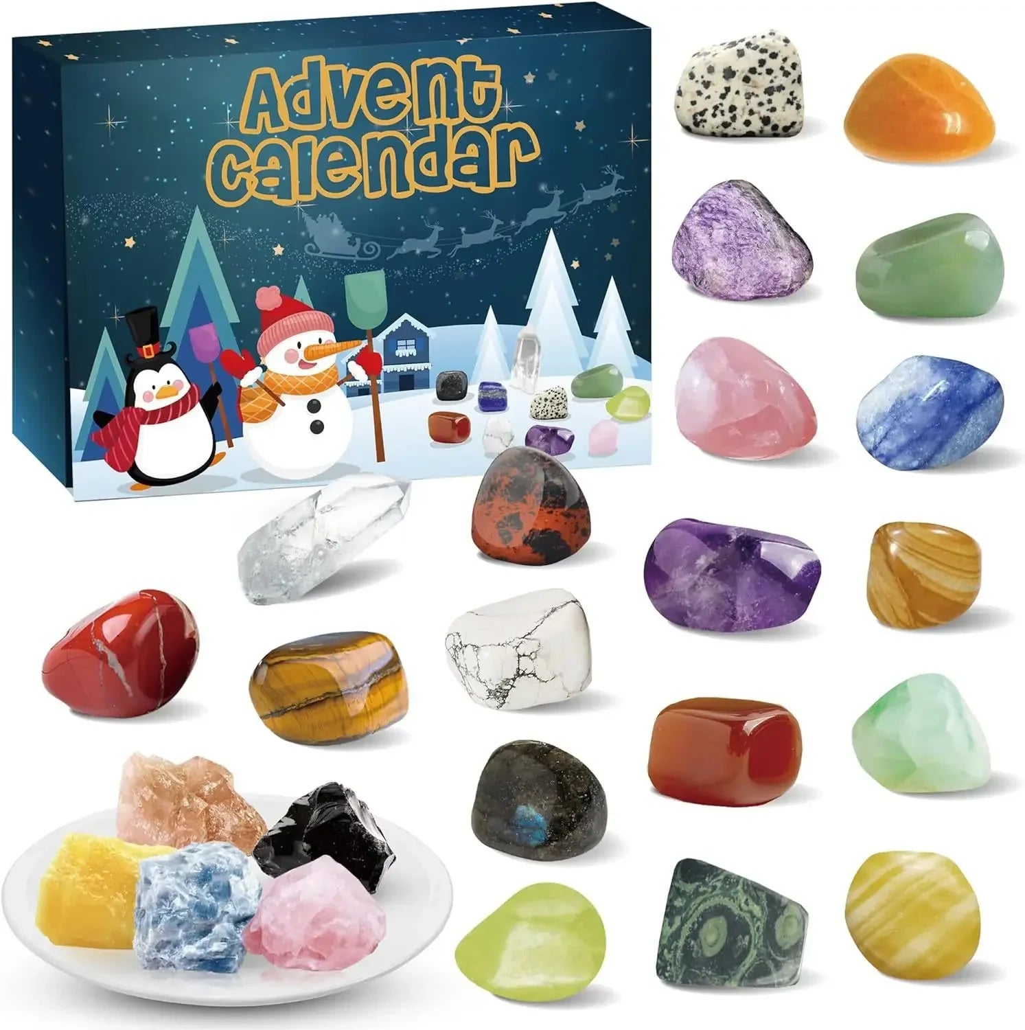 Calendrier de l'Avent en Gemmes de Cristal Ava