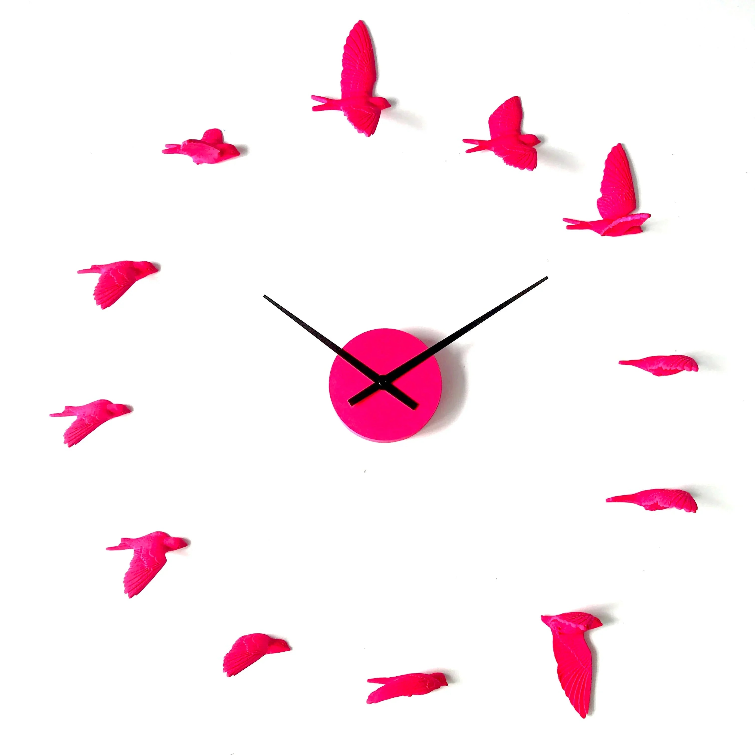 SkyFlight - Horloge artistique avec silhouette d'oiseau