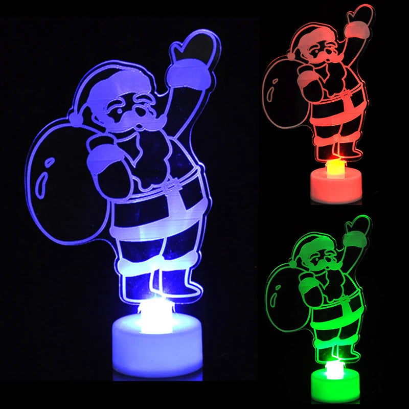 FrostyGlow - lumières de bonhommes de neige LED colorés