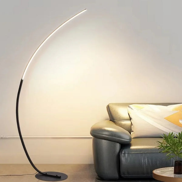 ArcGlow - Lampe de sol moderne et minimaliste