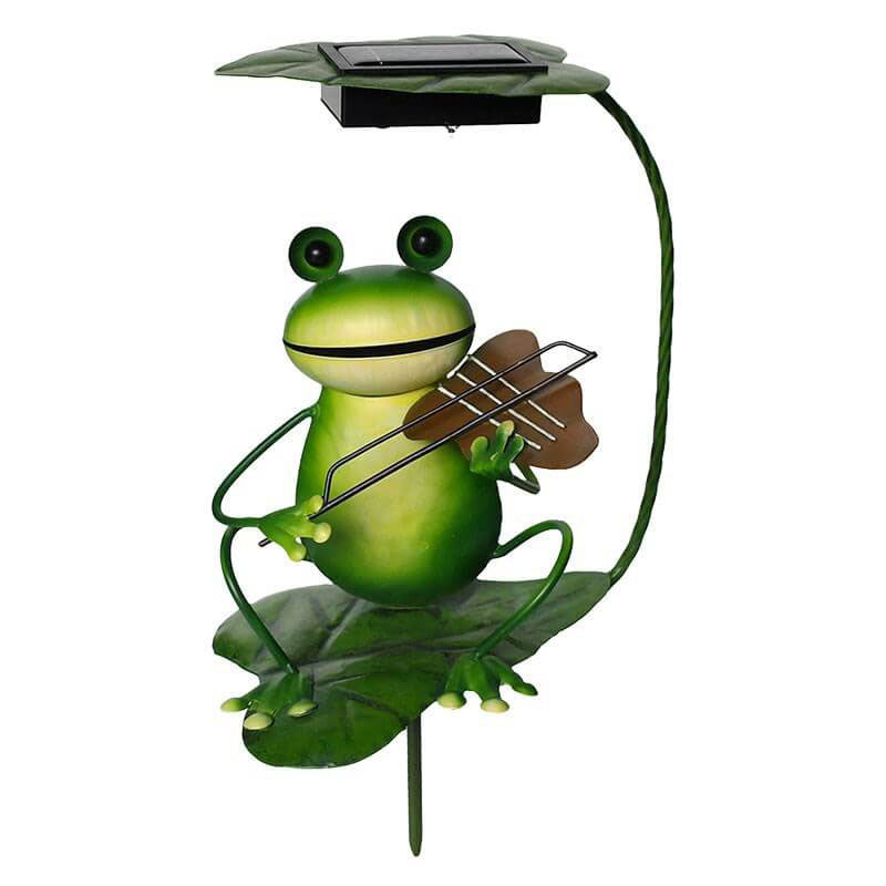 Lampadaire décoratif solaire GardenFrog - Lampe de jardin ludique