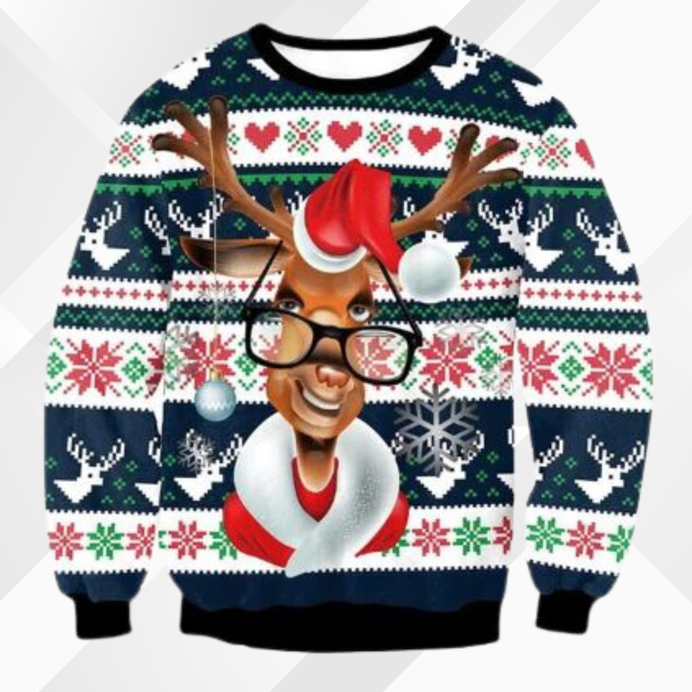 Sweatshirt de Noël Festif Pat