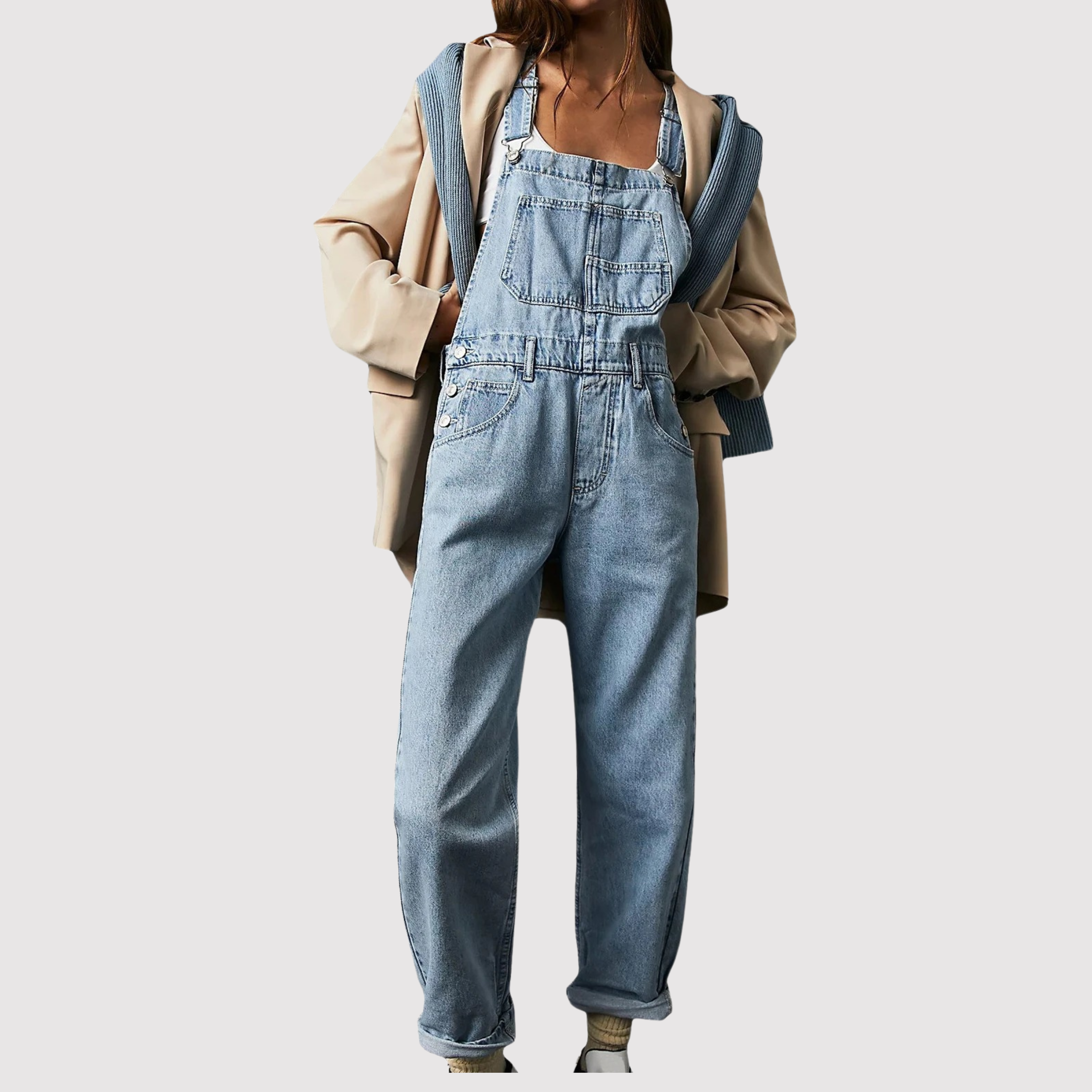 Jumpsuit en Jean Tendance Amelie pour Femmes