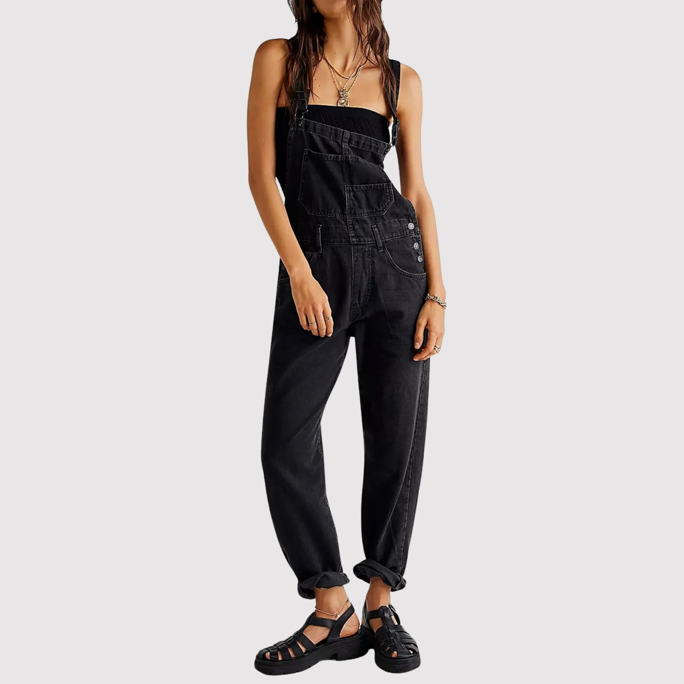 Jumpsuit en Jean Tendance Amelie pour Femmes