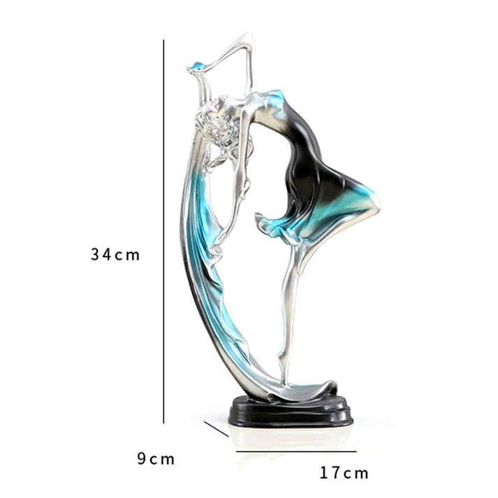 DanceAura - Figurine décorative élégante de danse