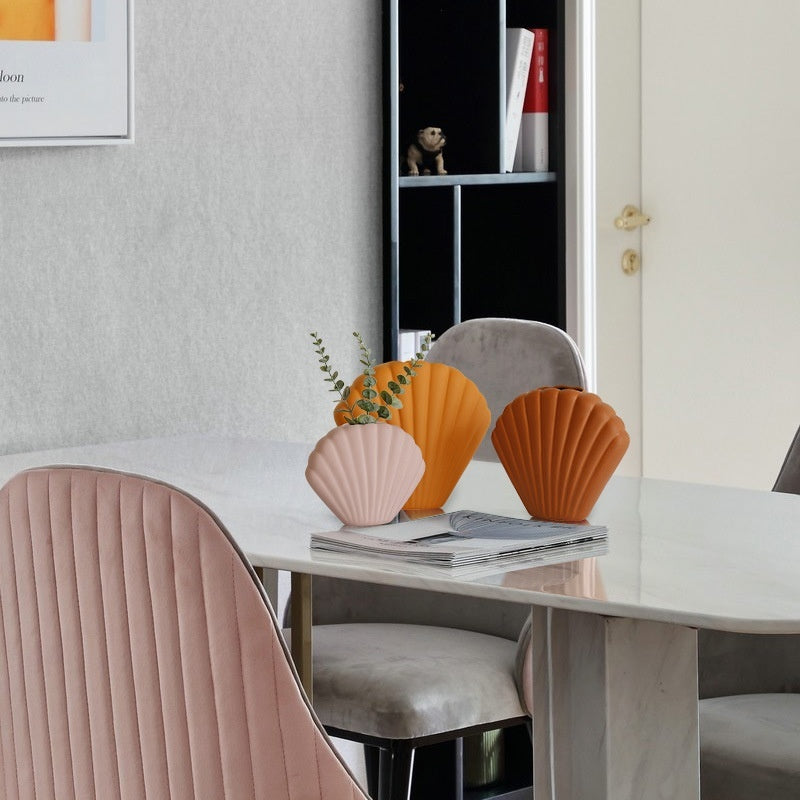 Vase en coquillage Lively CoastalCharm