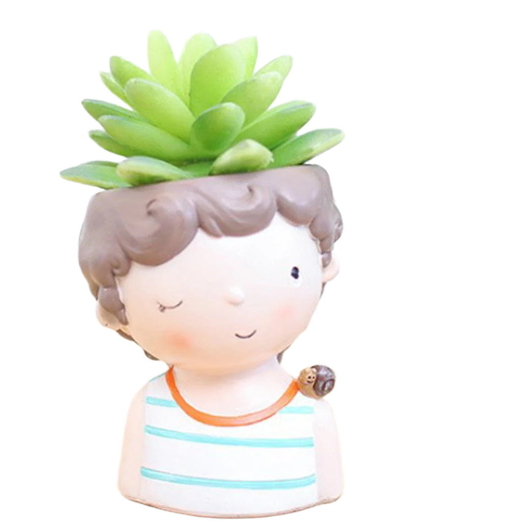 Cache-pot moderne pour succulentes avec double usage