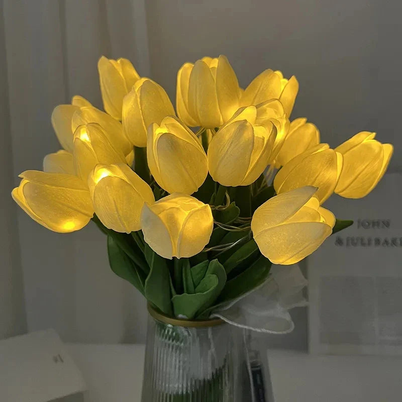 TulipGlow - Lampe de nuit tulipe LED portative