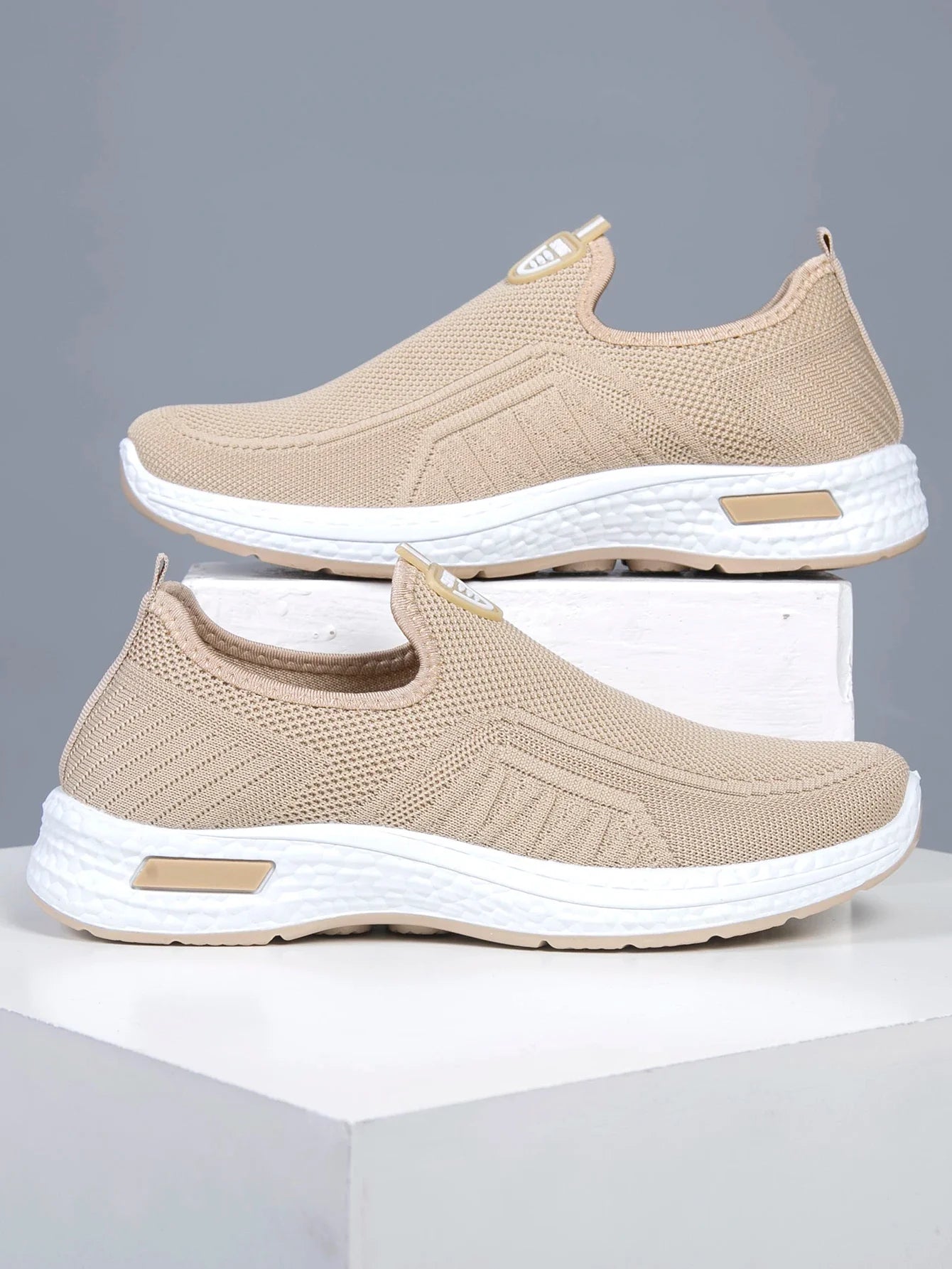 Laxus - Chaussures de sport décontractées en maille tricotée pour hommes