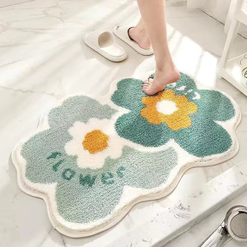 Tapis de salle de bain antidérapant Blomstebløv