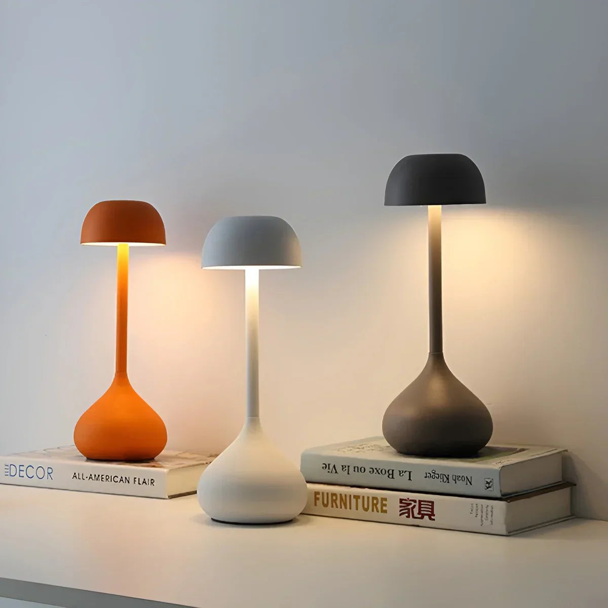 TouchLumena - Lampe de table champignon sans fil