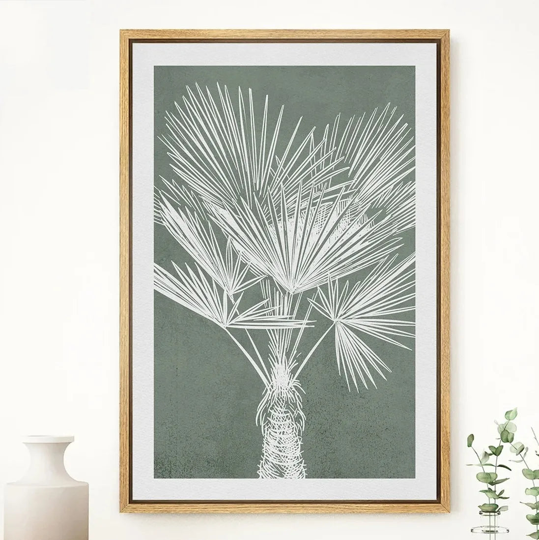 TropicalTranquil - Élégante affiche botanique murale