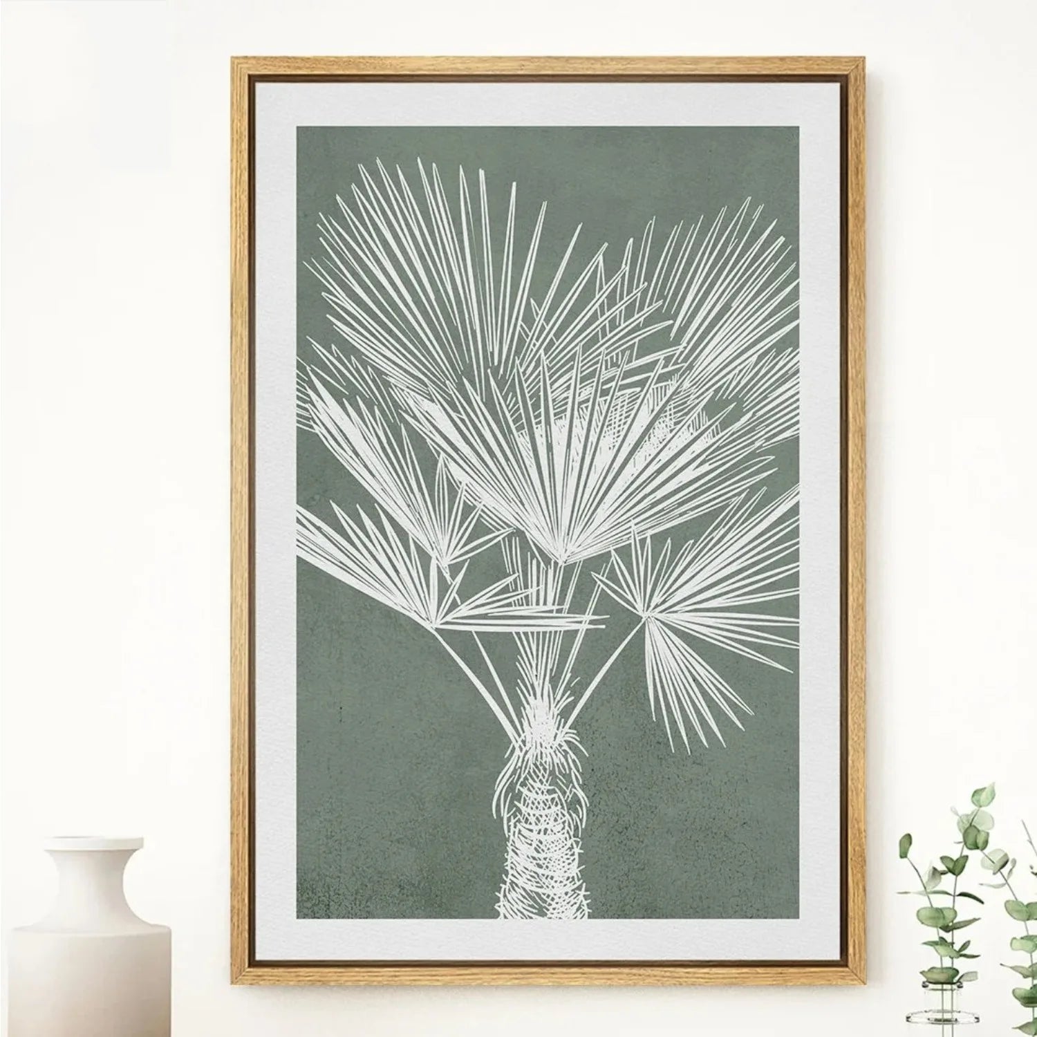 TropicalTranquil - Élégante affiche botanique murale