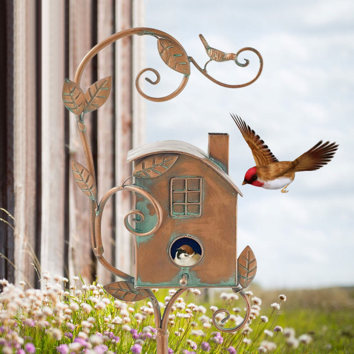 BirdHaven - Charmant nichoir décoratif pour jardin