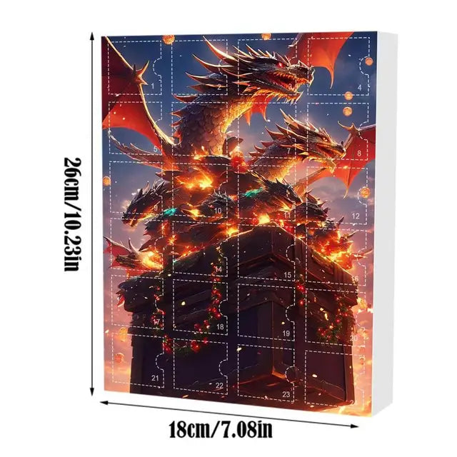 Calendrier de l'Avent Puzzle Dragon de 24 jours