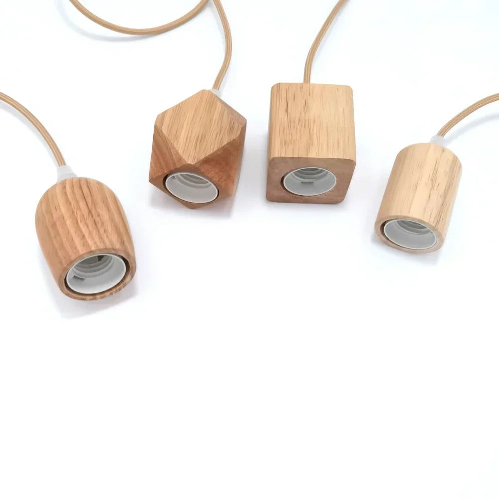 WoodHaven - lampe de plafond sophistiquée en bois