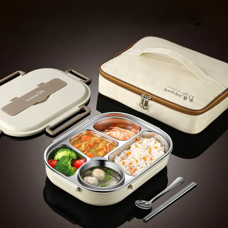 HeatMate - Ensemble de boîtes à lunch en acier inoxydable