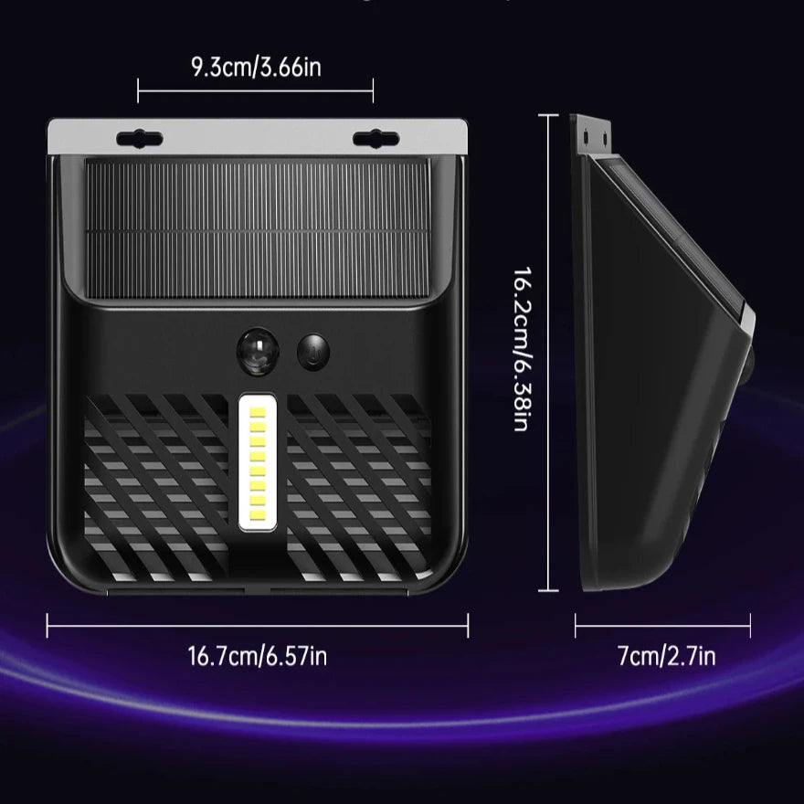 Lampe Anti-Moustique Solaire Extérieure Étanche