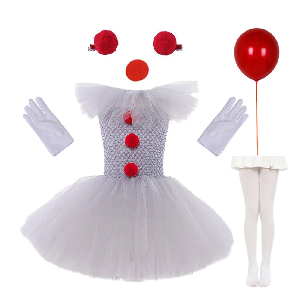 Robe Tutu de Clown Effrayant Charlotte