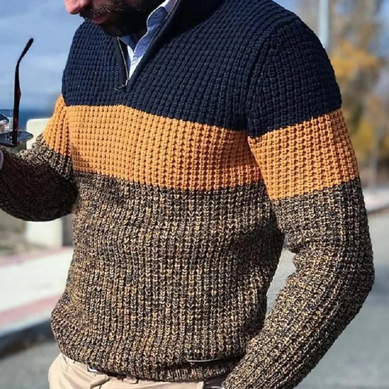 Pull en tricot à manches longues Robi