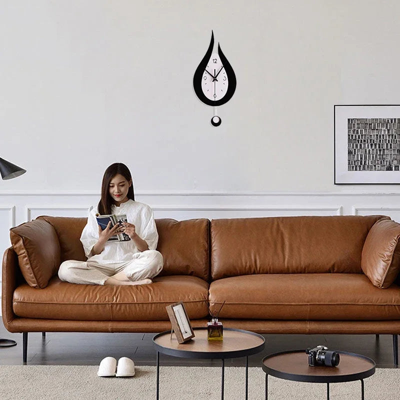 GraceTime Horloge Murale Élégante – Touche Décorative Stylée pour Votre Maison