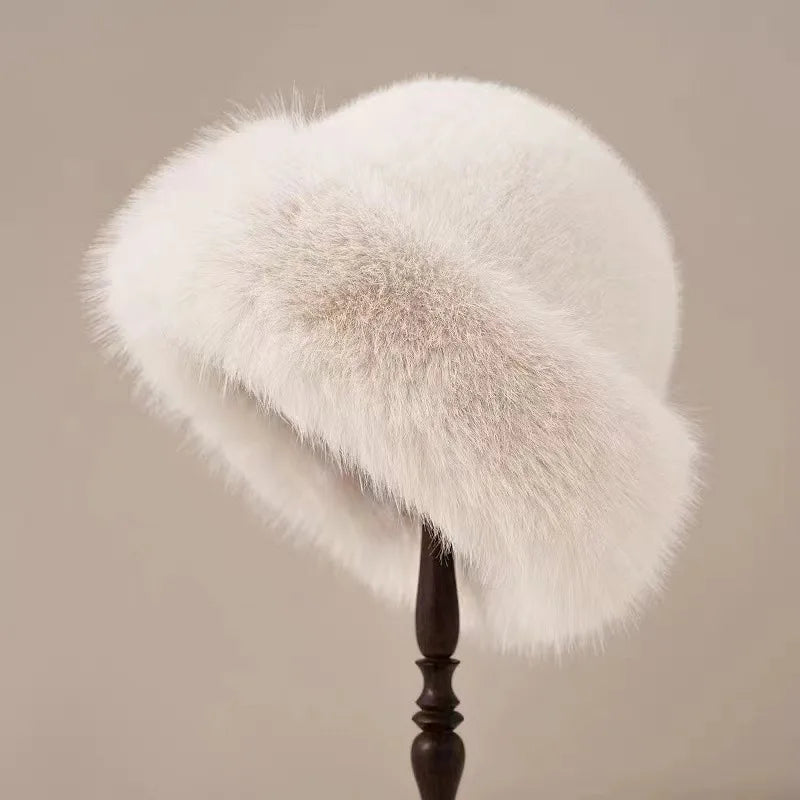 LuxuryFur - Chapeau en fourrure épaisse et moelleux confortable